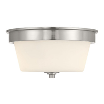 Strayhan Two Light Flush Mount (64102WG-BN)