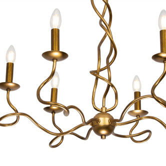 Rizo Six Light Chandelier (529255ORB)