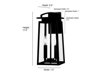Kendrix Two Light Lantern (66002-PBK)