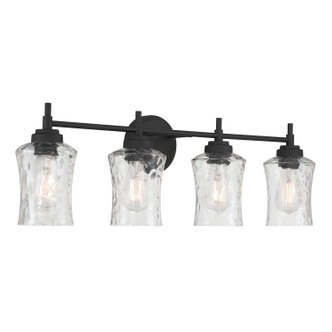 Millennium - 909104-MB - Four Light Vanity - Clarvyn - Matte Black