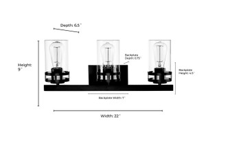 Lunden Three Light Vanity (91023-MG)