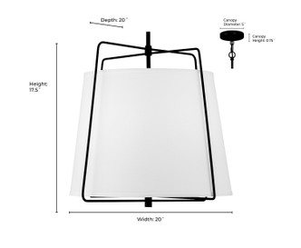 Vellinor Three Light Pendant (919103-MB)