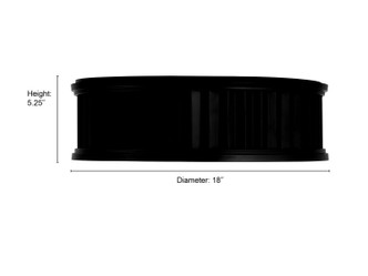 Corvella LED Flush Mount (9503-MB)