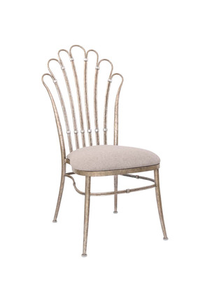 Kalco - 800201PT - Dining Chair - Biscayne - Platinum