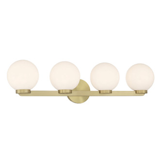 Millennium - 97004-VB - Four Light Vanity - Ardeva - Vintage Brass