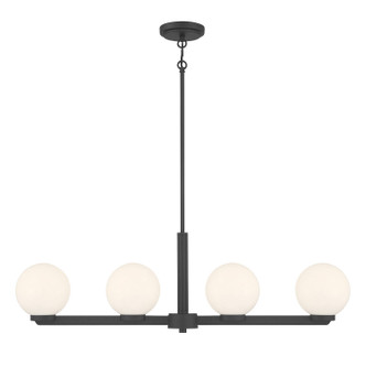 Ardeva Four Light Linear Chandelier (97104-MB)