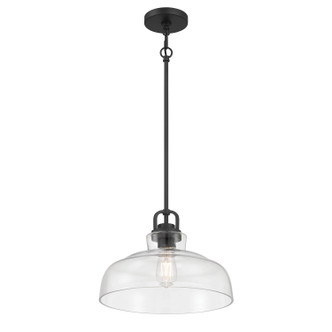 Millennium - 98101-MB - One Light Pendant - Clarien - Matte Black