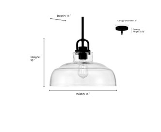Clarien One Light Pendant (98101-MB)