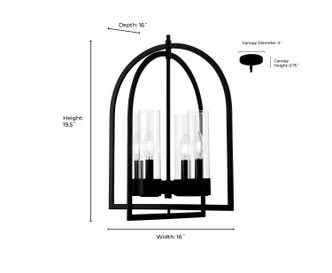 Evandrel Four Light Pendant (9904-MB)