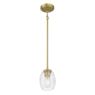 Millennium - 9981-VB - One Light Mini Pendant - Miravelle - Vintage Brass