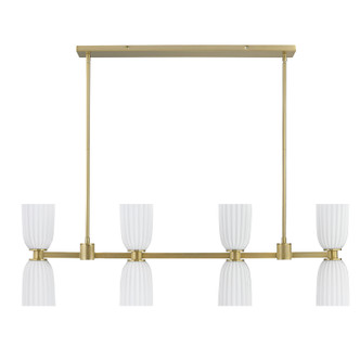Baldwin Eight Light Linear Chandelier (1-1249-8-127)