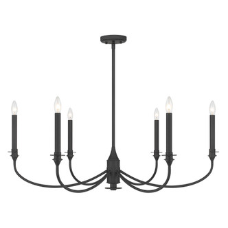 Savoy House - 1-1500-6-89 - Six Light Chandelier - Coventry - Matte Black