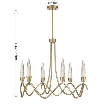 Sofia LED Chandelier (1-1798-6-127)