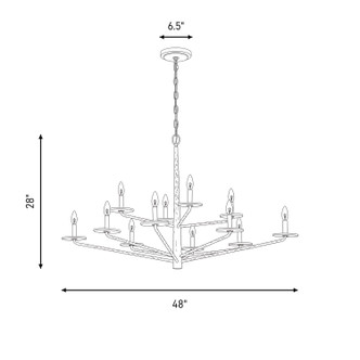 Judi 12 Light Chandelier (1-1966-12-60)