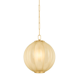Mitzi - H1091701L-AGB - One Light Pendant - Bernadine - Aged Brass