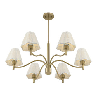 Rosa Six Light Chandelier (1-6084-6-127)
