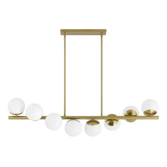 Turin Eight Light Linear Chandelier (1-6524-8-322)