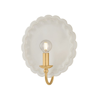 Mitzi - H1140101-AGB/CSI - One Light Wall Sconce - Paulette - Aged Brass