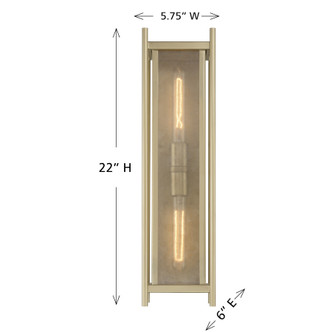 Jacobs Two Light Outdoor Wall Lantern (5-3805-344)