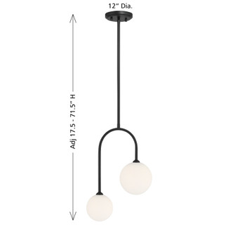 Chester Two Light Pendant (7-5981-2-89)