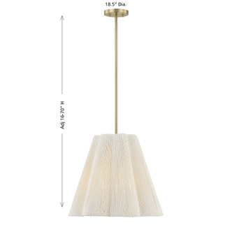 Rosa Four Light Pendant (7-6083-4-127)