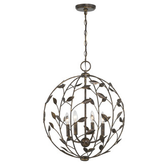 Laska Four Light Pendant (7-6704-4-334)