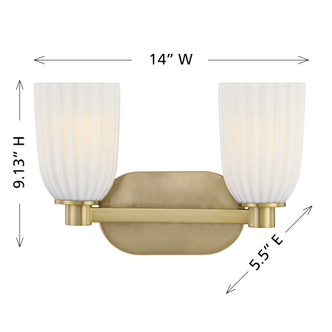 Baldwin Two Light Bathroom Vanity (8-1245-2-127)
