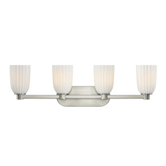 Savoy House - 8-1245-4-SN - Four Light Bathroom Vanity - Baldwin - Satin Nickel