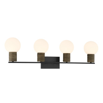 Jarrell Four Light Bathroom Vanity (8-4081-4-BK)