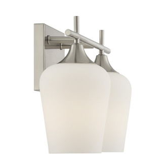 Octave Two Light Bathroom Vanity (8-6030-2-SN)