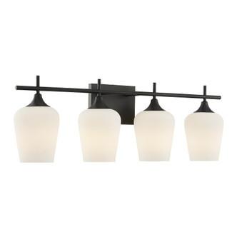 Octave Four Light Bathroom Vanity (8-6030-4-BK)