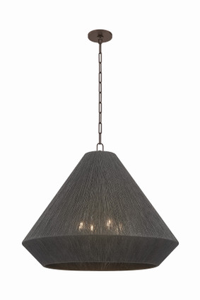 Troy Lighting - F1630-BRZ - Four Light Pendant - Keats - Bronze