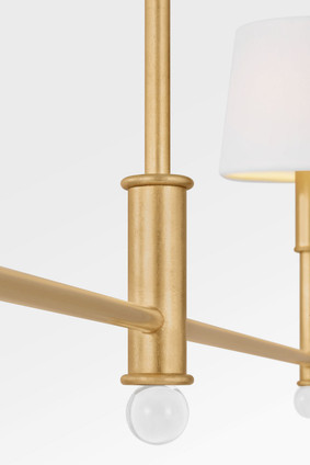 Greard Two Light Linear Chandelier (AC1182GD)