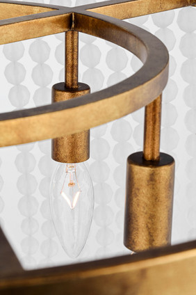 Bellecour Eight Light Chandelier (LXC1146VGD)