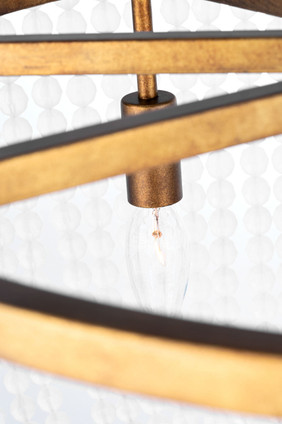 Bellecour Eight Light Chandelier (LXC1158VGD)