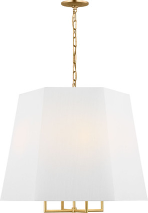 Visual Comfort Studio - PCP1004GD - Four Light Hanging Shade - Lille - Gild/Gild