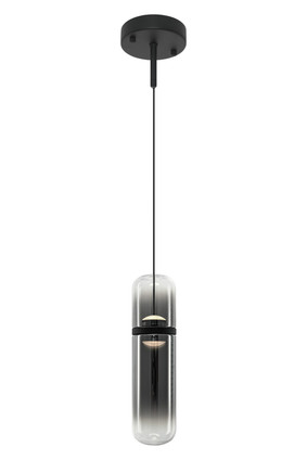 Matteo Lighting - C32601MBSM - LED Pendant - Amulet - Matte Black