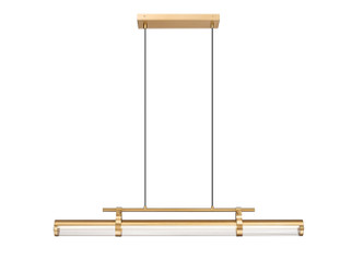 Benoit LED Linear Chandelier (1959-44L-MGLD-LED)