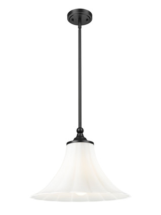 Fleur One Light Pendant (1958P16-MB)