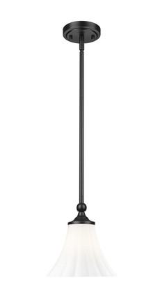 Z-Lite - 1958P8-MB - One Light Pendant - Fleur - Matte Black