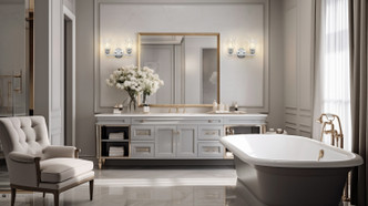 Andree Two Light Vanity (1960-2V-BN)