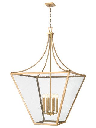 Z-Lite - 1961-8RB - Eight Light Chandelier - Montalcino - Rubbed Brass