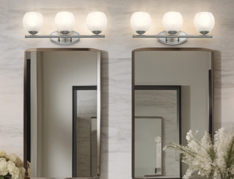 Colette Three Light Vanity (1963-3V-BN)