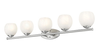 Colette Five Light Vanity (1963-5V-BN)