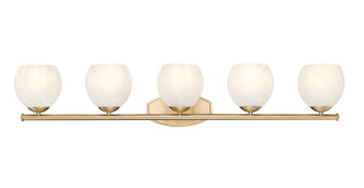 Colette Five Light Vanity (1963-5V-MGLD)