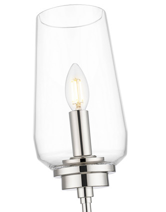 Clara One Light Wall Sconce (2013-1S-PN)