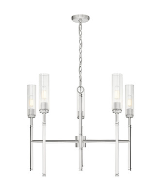 Z-Lite - 3047-5BN - Five Light Chandelier - Esme - Brushed Nickel