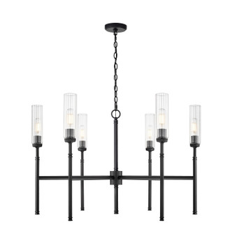 Z-Lite - 3047-6MB - Six Light Chandelier - Esme - Matte Black