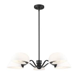 Z-Lite - 3048-5MB - Five Light Chandelier - Breton - Matte Black
