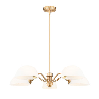 Z-Lite - 3048-5MGLD - Five Light Chandelier - Breton - Modern Gold